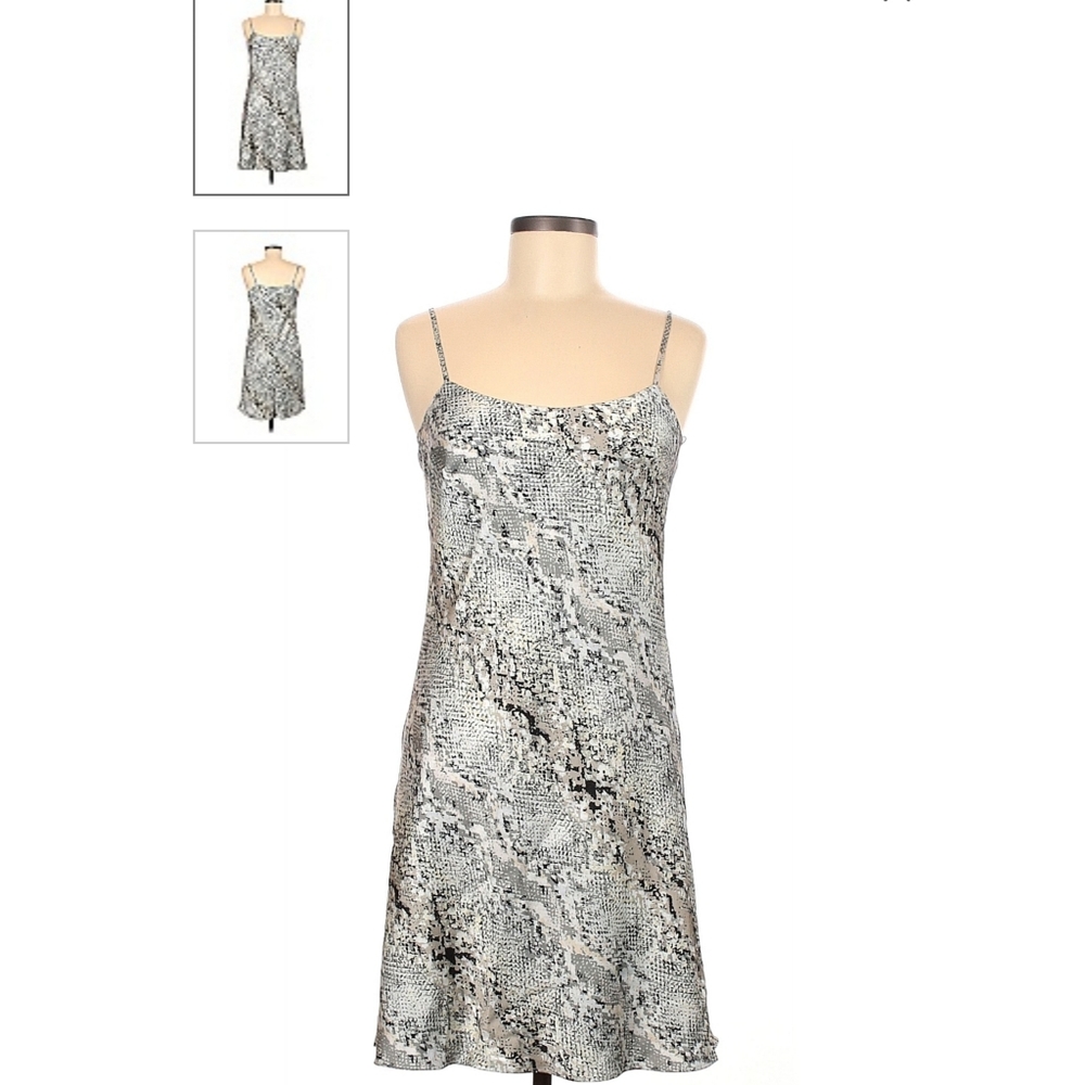 Calvin Klein Snakeskin Slip Dress
